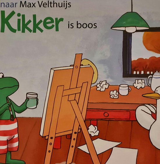 Kikker is boos