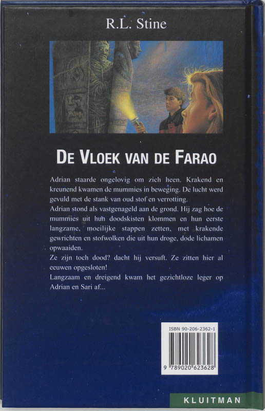 De vloek van de Farao / Kippenvel achterkant