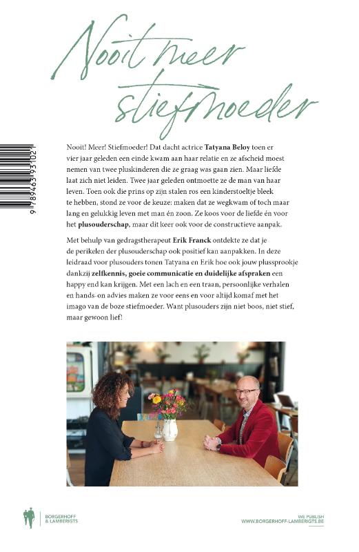 Nooit meer stiefmoeder Nooit meer stiefmoeder achterkant