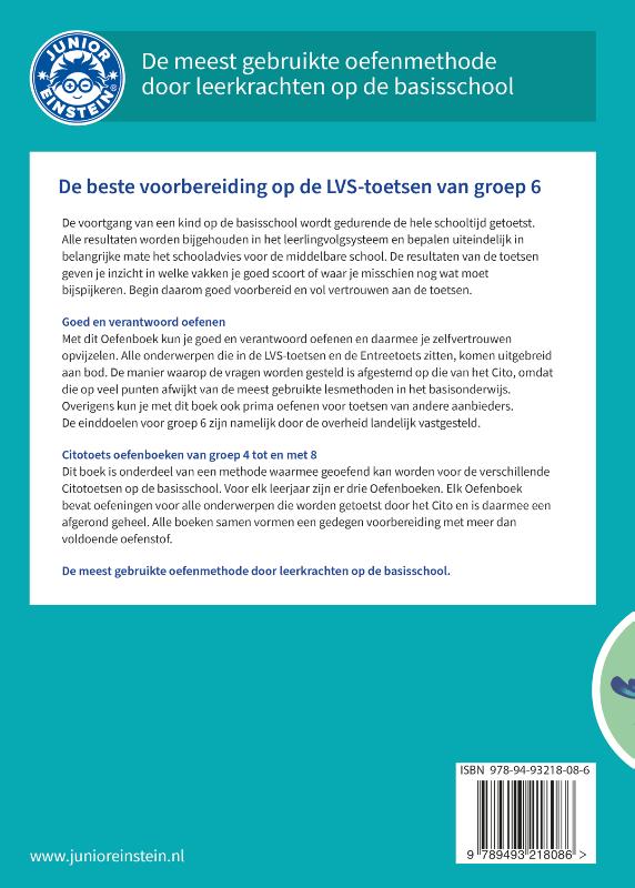 Citotoets Oefenboek groep 6 (3) / Deel 3 achterkant