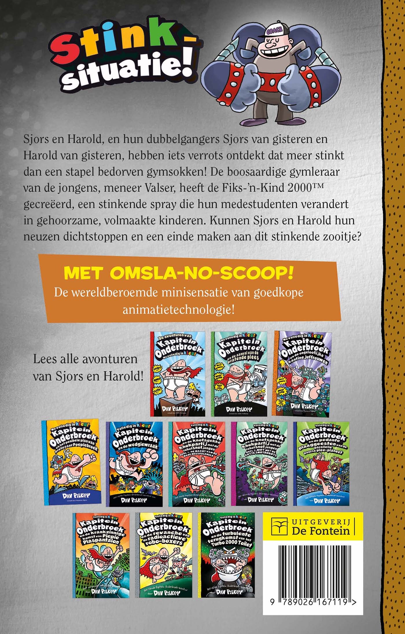 Kapitein Onderbroek en de magistrale mythe van meester Megameur / Kapitein Onderbroek / 12 achterkant