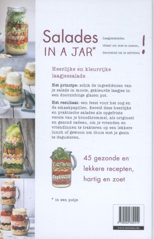Salades in a jar* in een potje Salades in a jar* in een potje achterkant