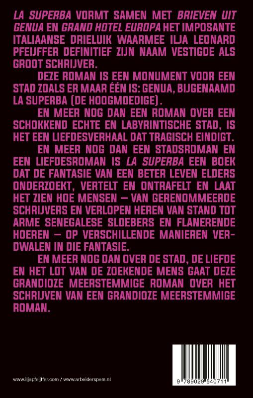 La superba La superba achterkant