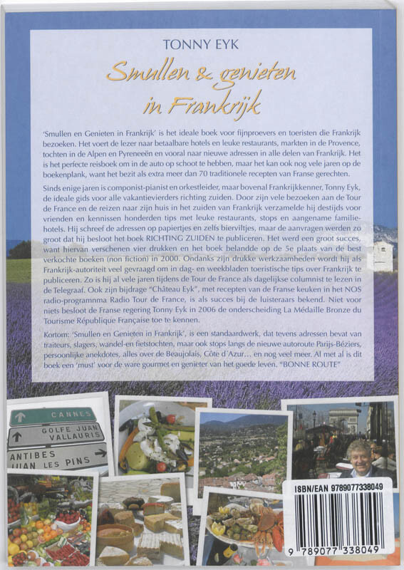 Smullen & genieten in Frankrijk achterkant