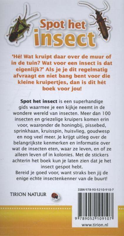 Spot het insect / Tirion natuur achterkant