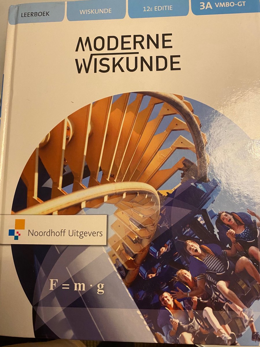 Moderne Wiskunde 12e ed vmbo-gt 3a leerboek