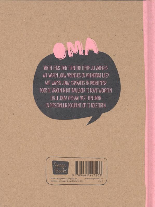 Oma schrijft Oma schrijft achterkant