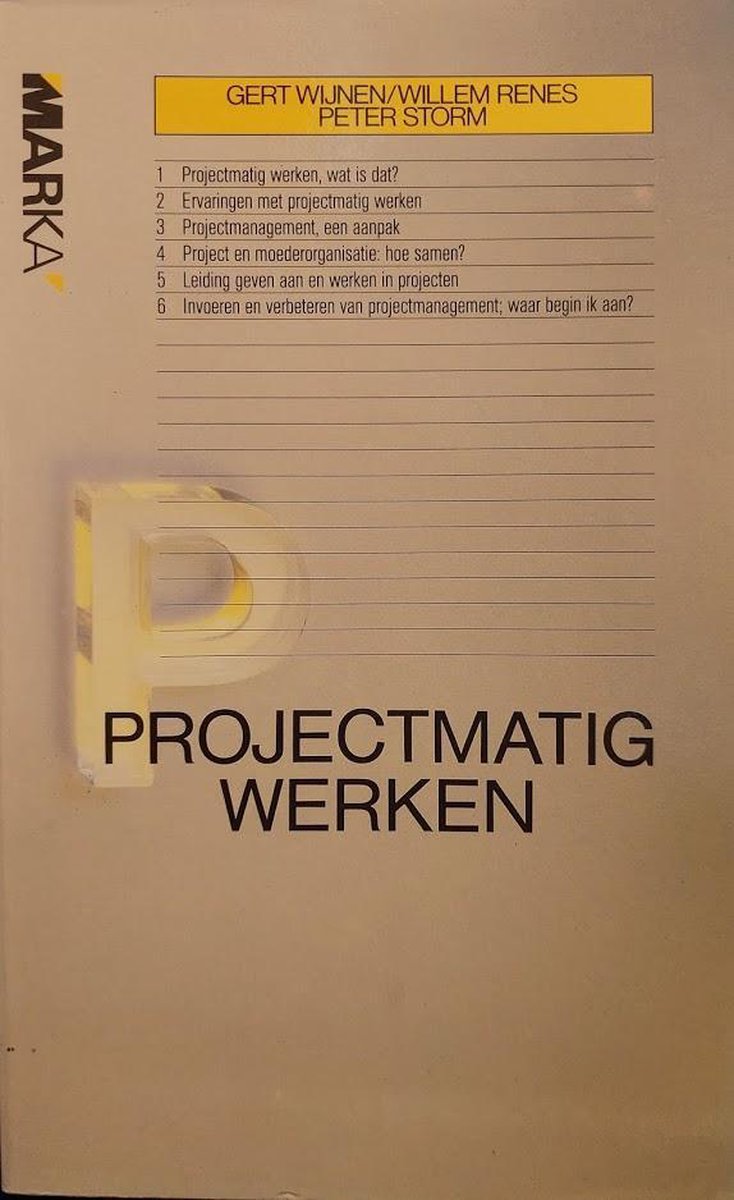 Projectmatig werken (10e dr)