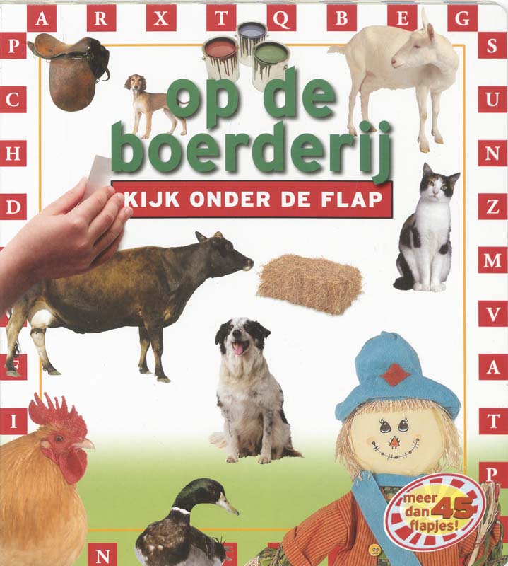 Op De Boerderij Kijk Achter De Flap Boek