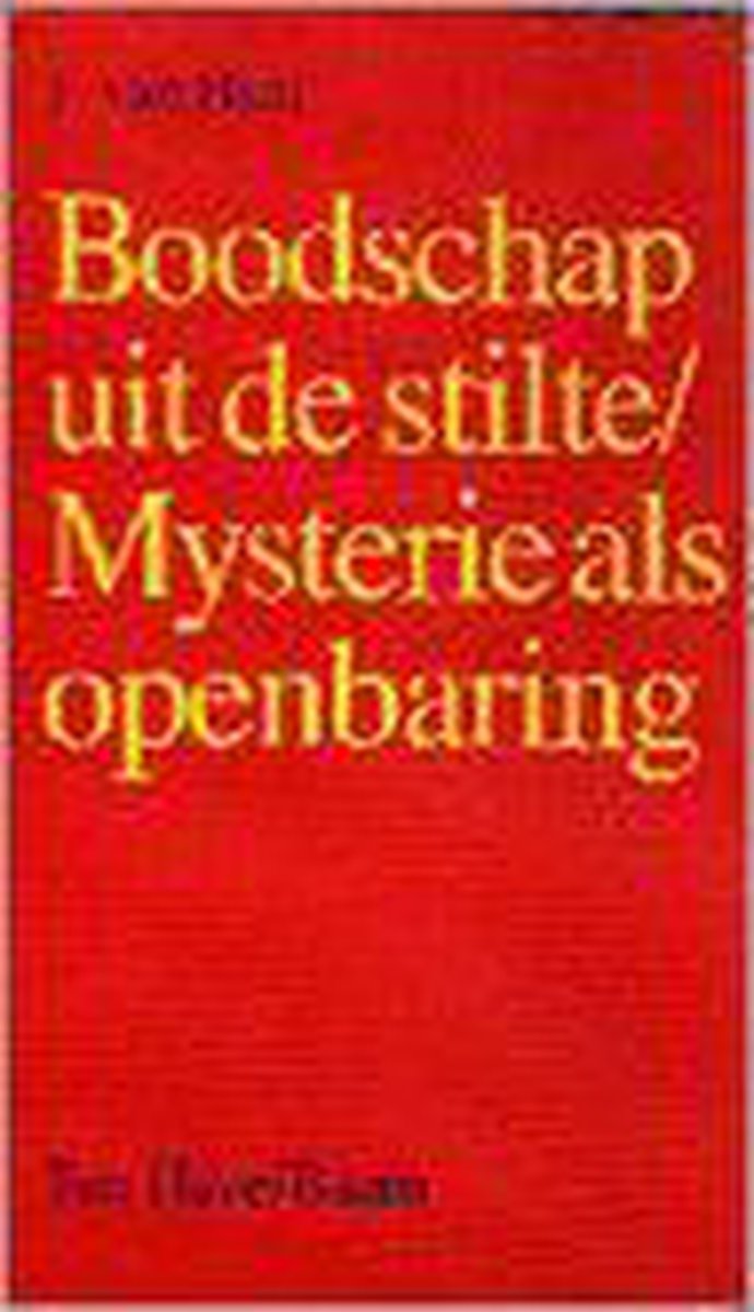 J. van Baal Boodschap Uit De Stilte thumbnail