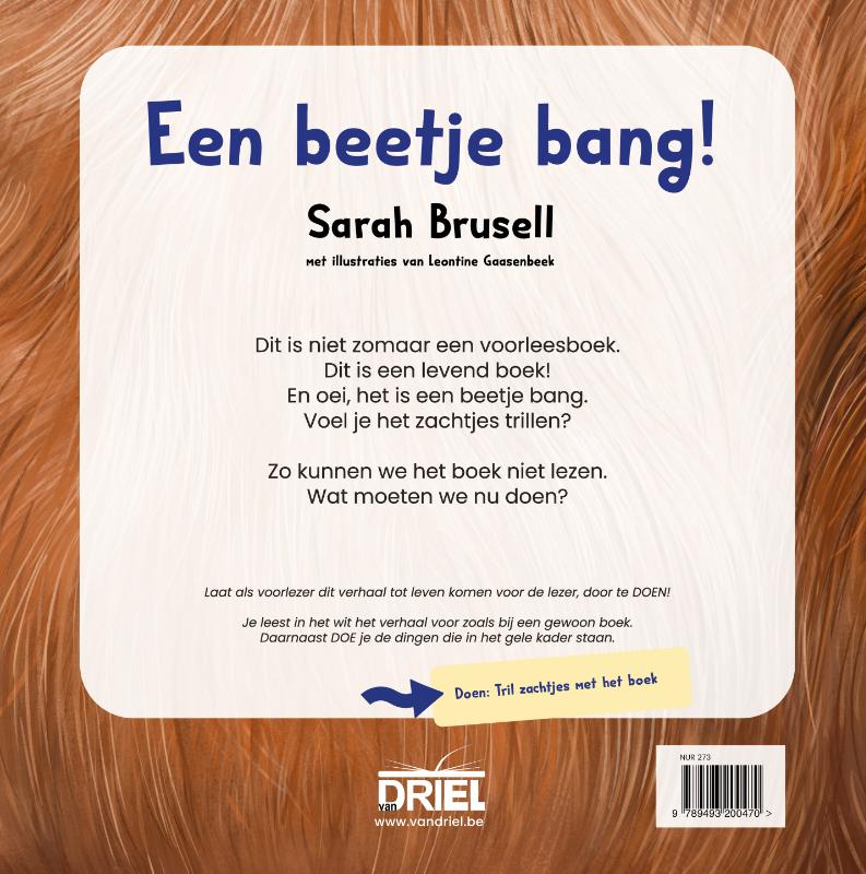 Een beetje bang! achterkant