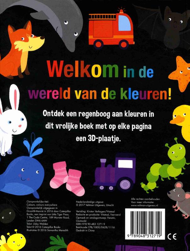 Alle kleuren van de regenboog Alle kleuren van de regenboog achterkant
