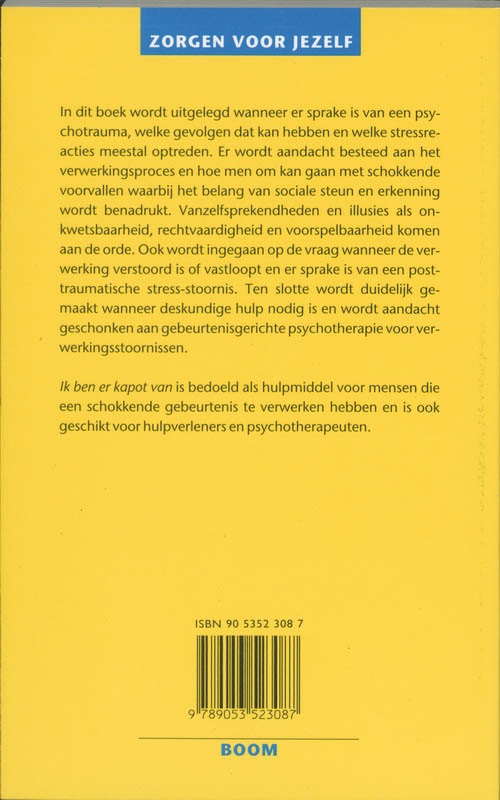 Ik ben er kapot van / Zorgen voor jezelf achterkant