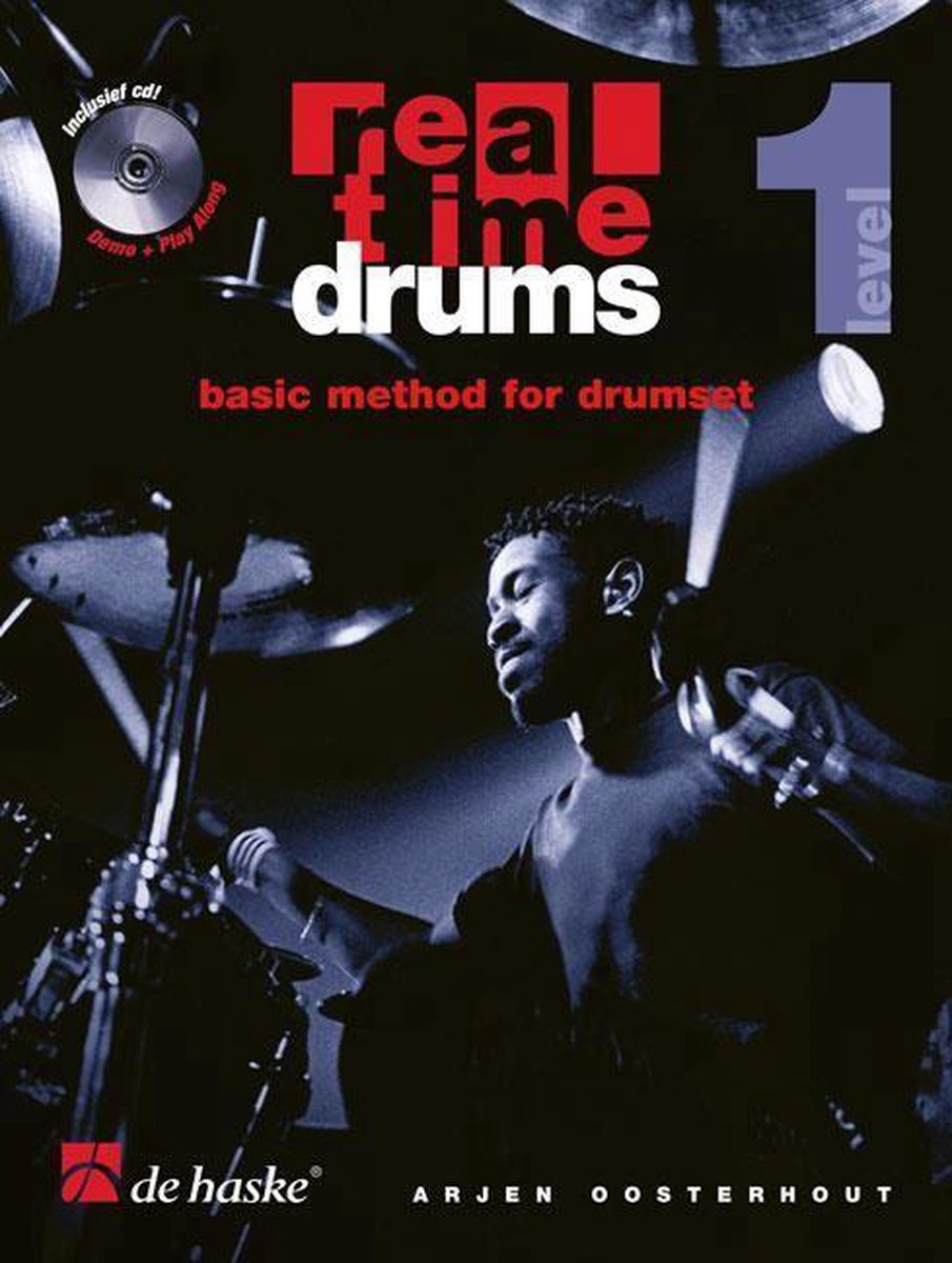 boekenbalie_9789073252875_cover Real Time Drums 1 Nl