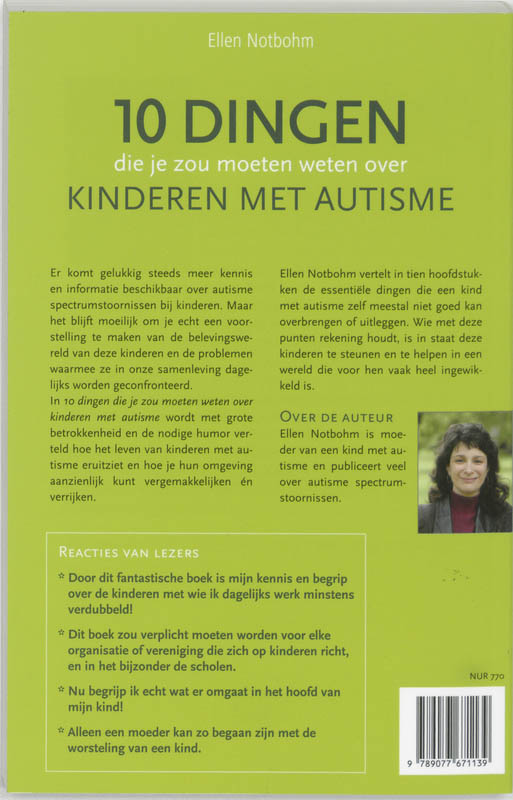 Tien Dingen Die Je Zou Moeten Weten Over Kinderen Met Autisme achterkant