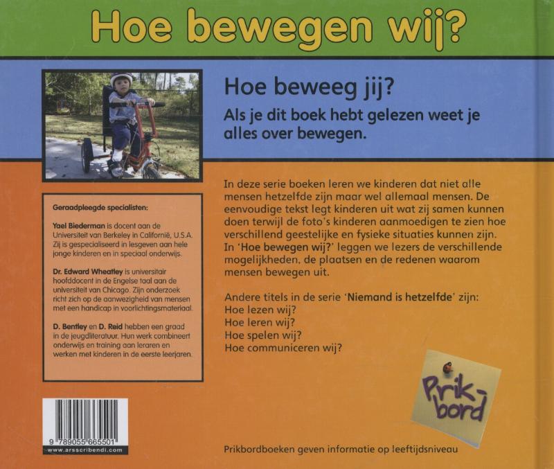 Hoe bewegen wij? / Niemand is hetzelfde achterkant