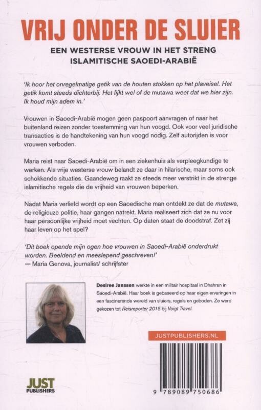 Vrij onder de sluier achterkant