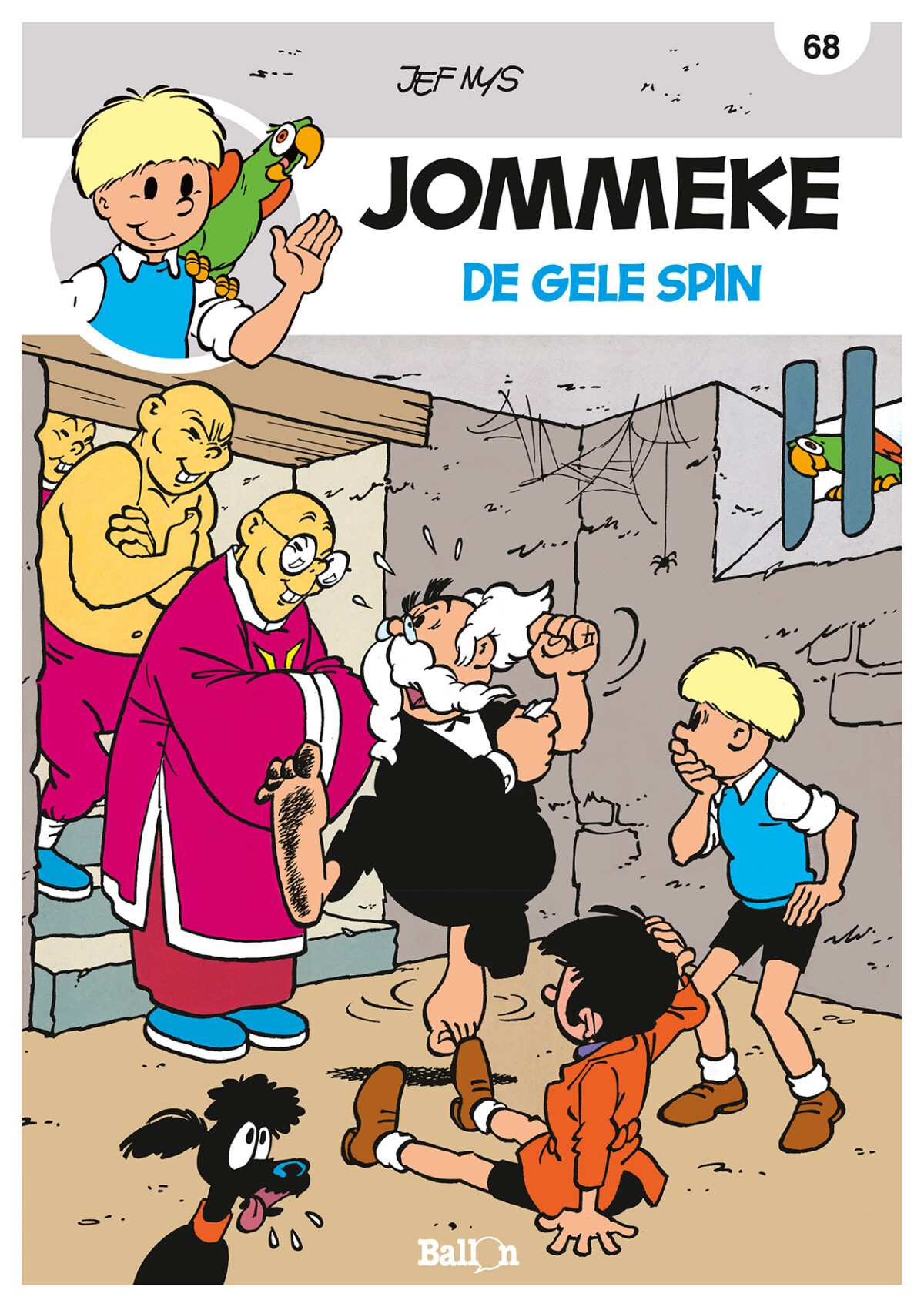 68 De gele spin / Jommeke strip - nieuwe look / 68