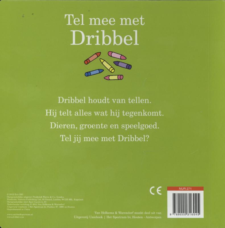 Dribbel - Tel mee met Dribbel achterkant