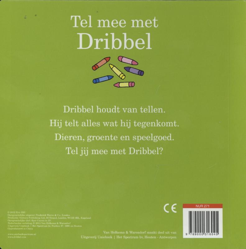 Dribbel - Tel mee met Dribbel Dribbel - Tel mee met Dribbel achterkant