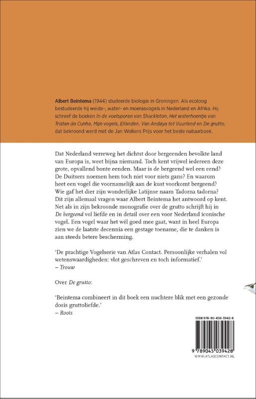De bergeend / De vogelserie / 16 achterkant