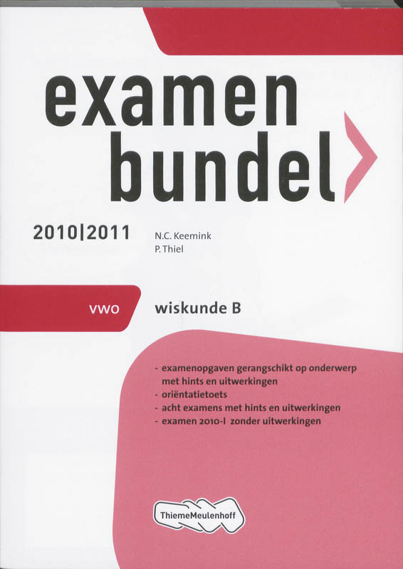 Examenbundel / Wiskunde B 2010/2011 / Deel Vwo