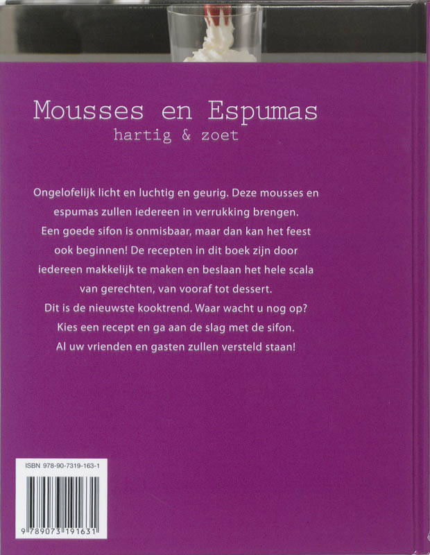 Mousses en Espumas / druk 1 achterkant