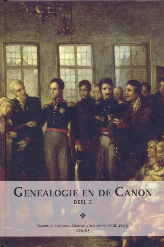 Jaarboek Centraal Bureau voor Genealogie Genealogie en de Canon deel 2 achterkant