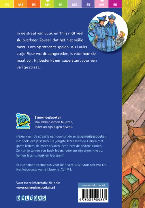 Helden van de straat / Samenleesboeken achterkant