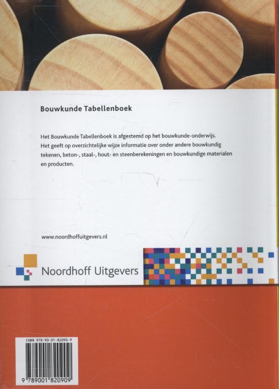 Bouwkunde tabellenboek achterkant