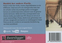 Parijs op zak / Dwarsligger / 287 achterkant