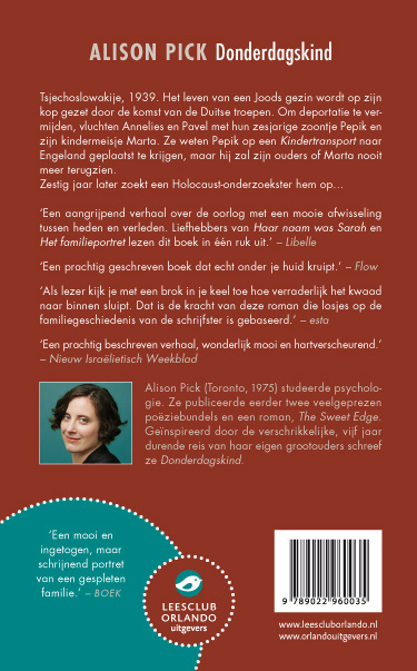 Donderdagskind Donderdagskind achterkant