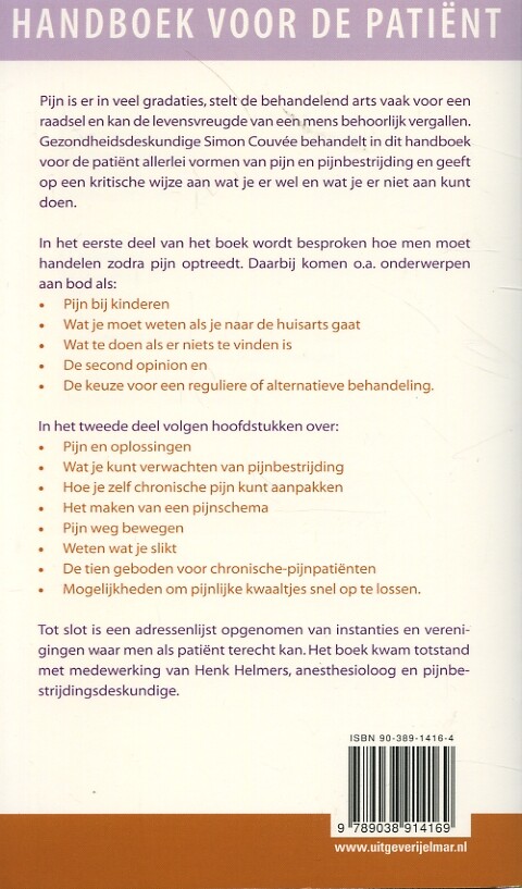Pijn & pijnbestrijding achterkant