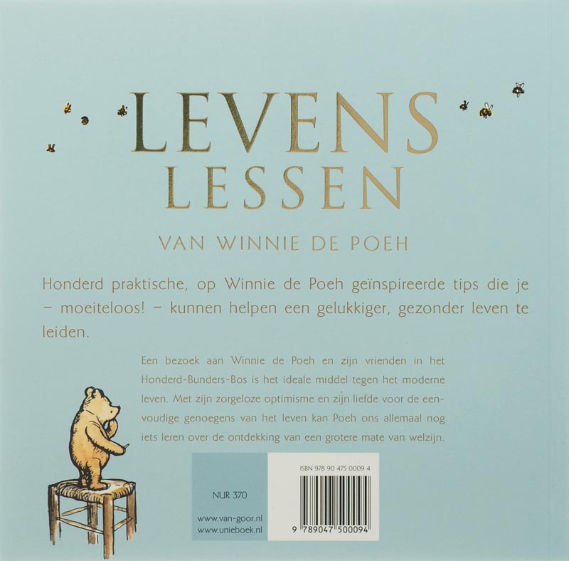 Levenslessen van Winnie de Poeh / Winnie de Poeh achterkant