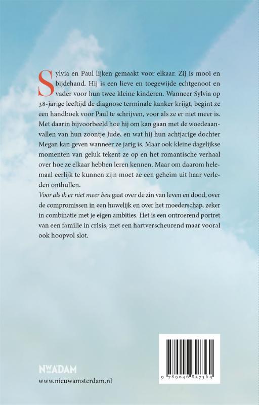 Voor als ik er niet meer ben achterkant