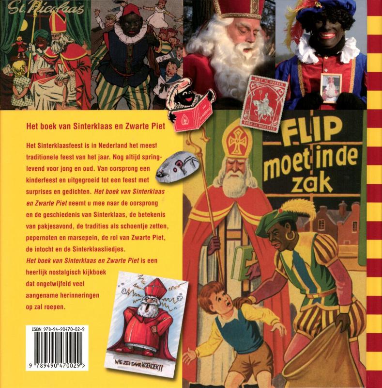 Het boek van Sinterklaas en Zwarte Piet achterkant