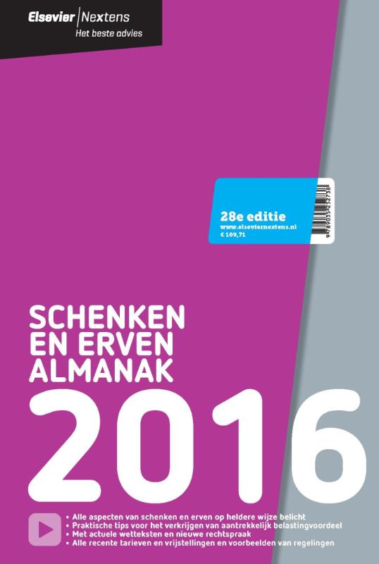Elsevier schenken en erven almanak 2016