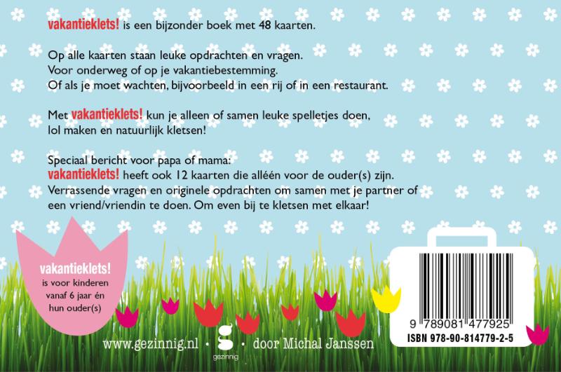 Vakantieklets! achterkant
