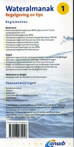 Wateralmanak 2011-2012 / 1 / ANWB Wateralmanak achterkant