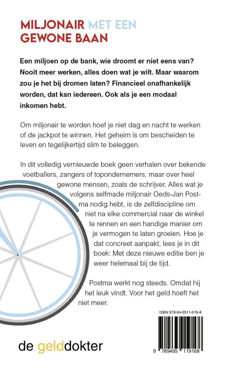 Miljonair met een gewone baan achterkant