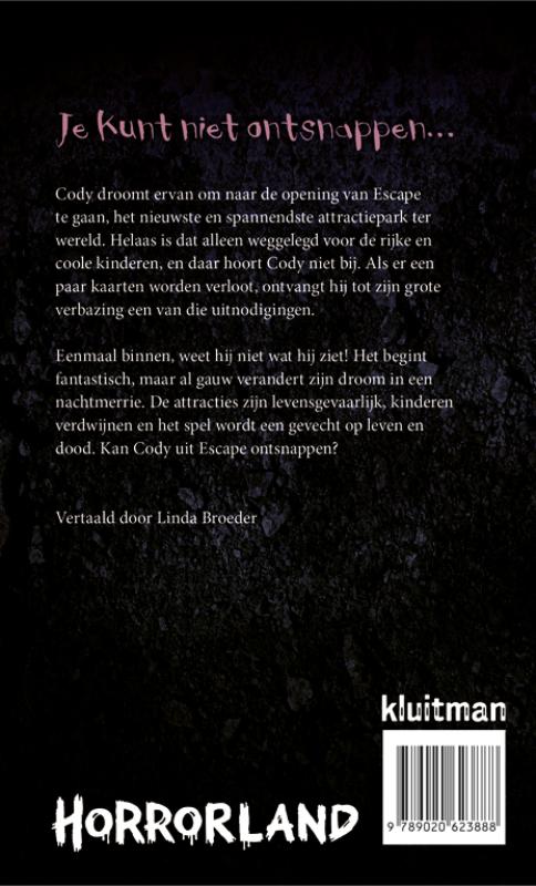 Escape / Horrorland achterkant