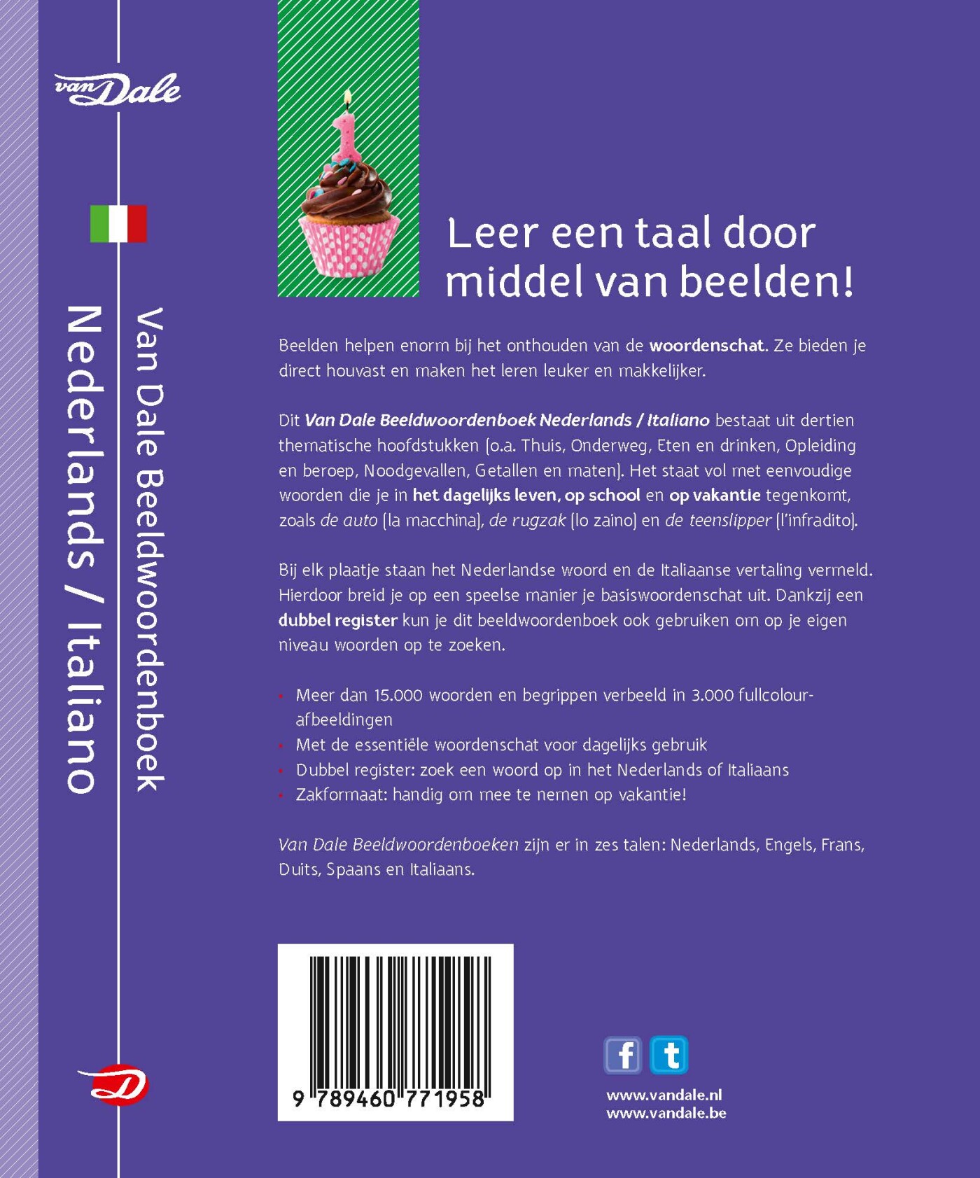 Van Dale beeldwoordenboek Nederlands-Italiano / Van Dale beeldwoordenboeken achterkant