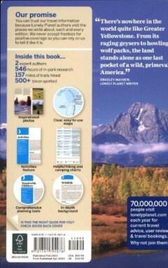 Yellowstone & Grand Teton National Parks achterkant