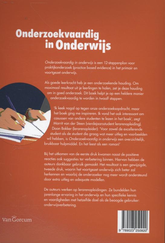 Onderzoekvaardig in onderwijs achterkant