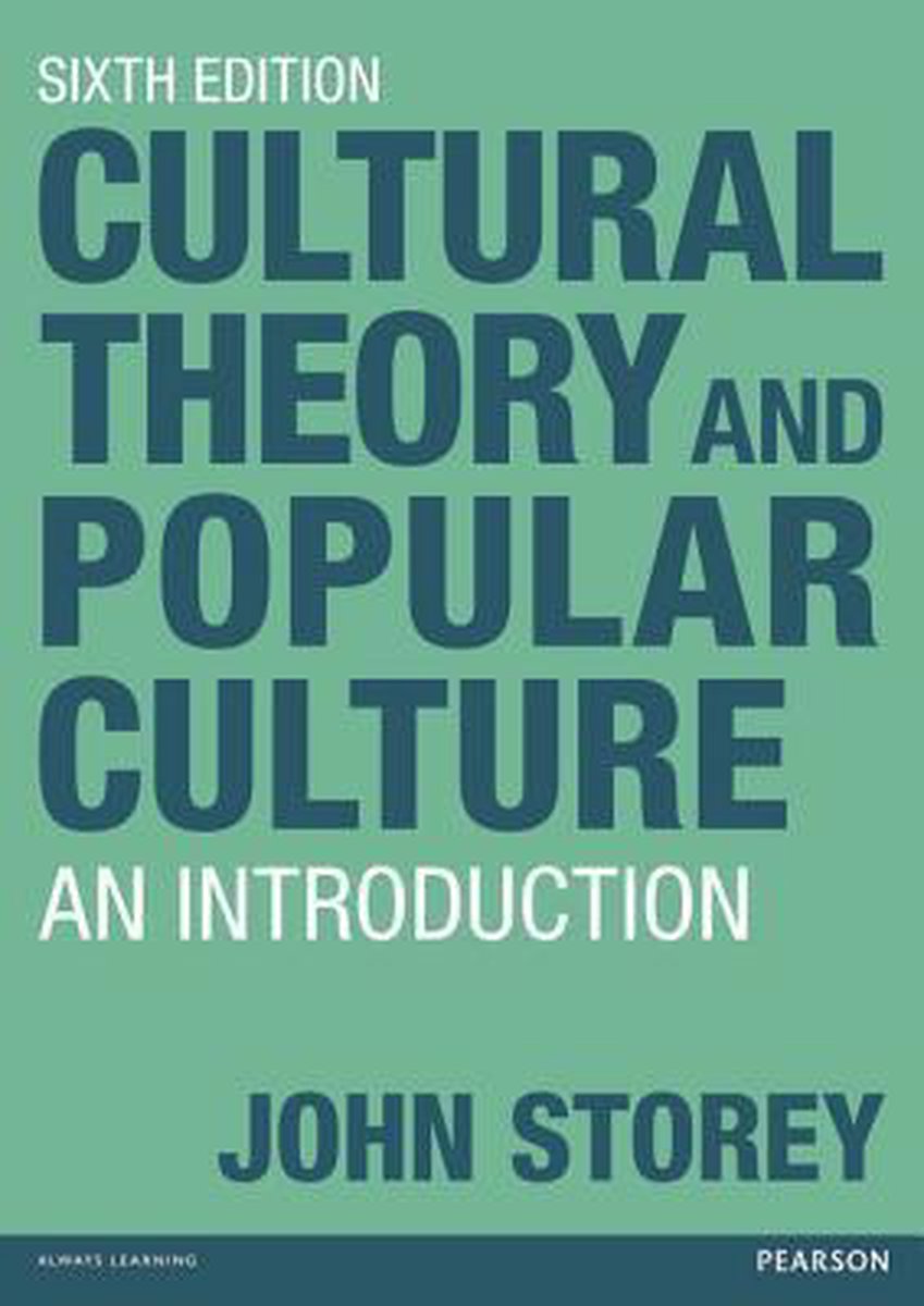 Cultural Theory and Popular Culture