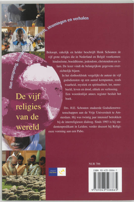 De vijf religies van de wereld De vijf religies van de wereld achterkant