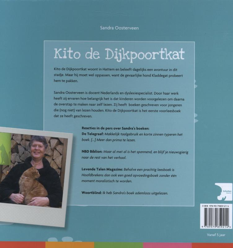 Kito de Dijkpoortkat achterkant