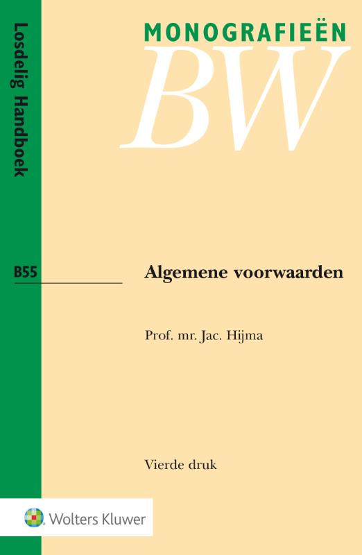Algemene voorwaarden / Losdelig handboek / Monografieen BW / B55