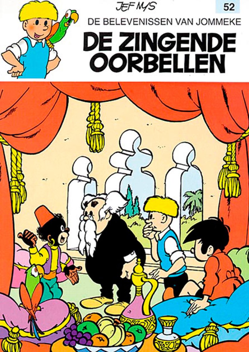 boekenbalie_9789063343606_cover De zingende oorbellen / Jommeke strip - nieuwe look / 52