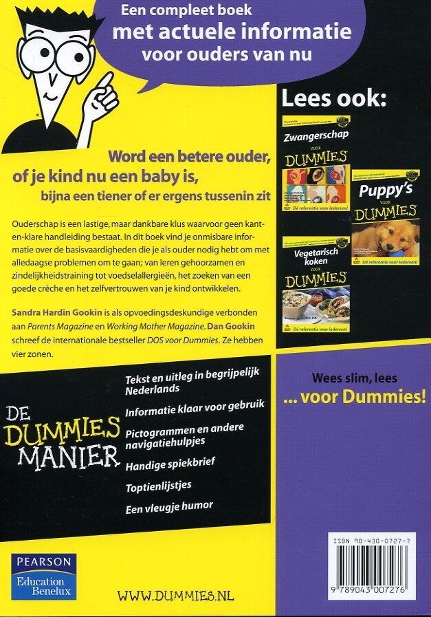 Ouderschap voor Dummies / Voor Dummies achterkant